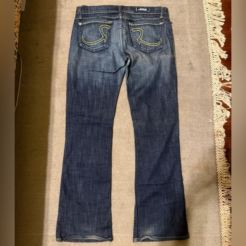 Rock & Republic Dark Wash Jeans Women’s Size 29 Blue Denim Y2K